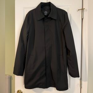 Tumi tech black rain trenchcoat